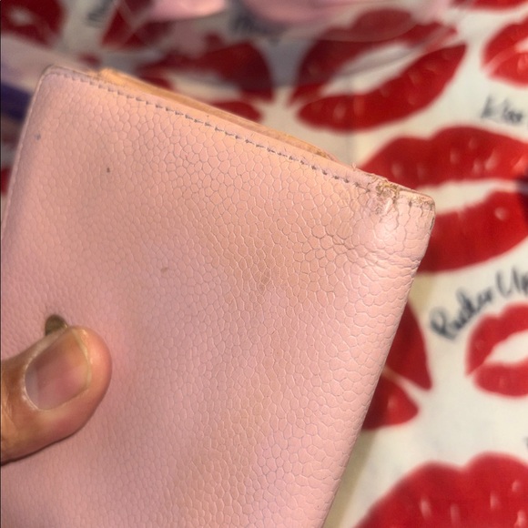 CHANEL Pink Mini Wallet with Gold Chain - Picture 9 of 12